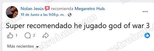 Reseña de Nolan Jesús en Facebook